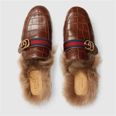 gucci slippers winkelstraat|gucci crocodile slippers.